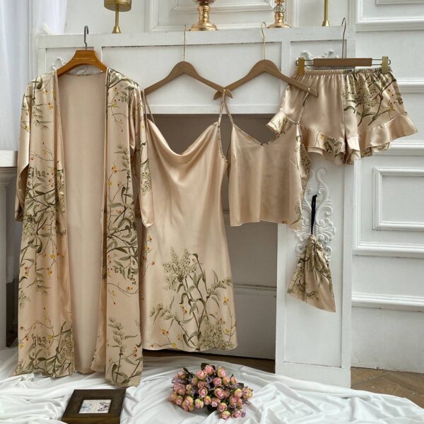 Lingerie - satin floral - Image 3
