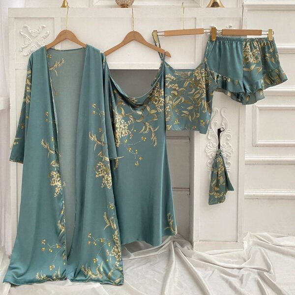 Lingerie - satin floral - Image 4