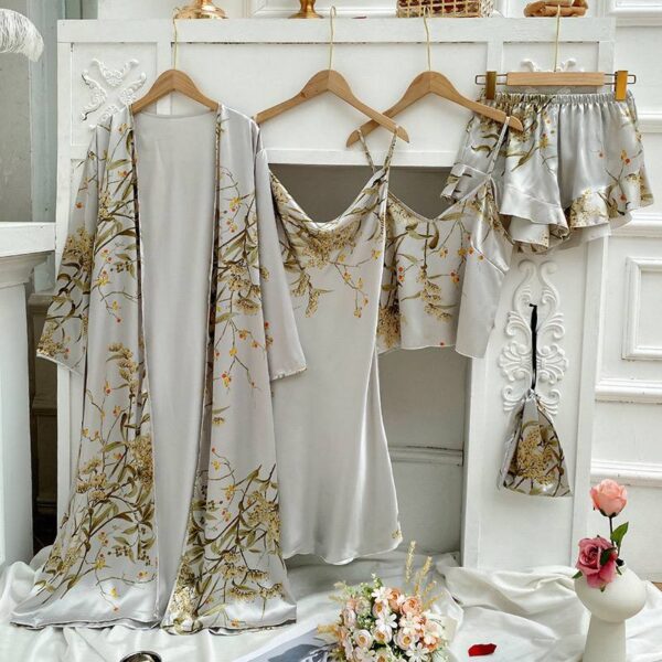 Lingerie - satin floral - Image 6