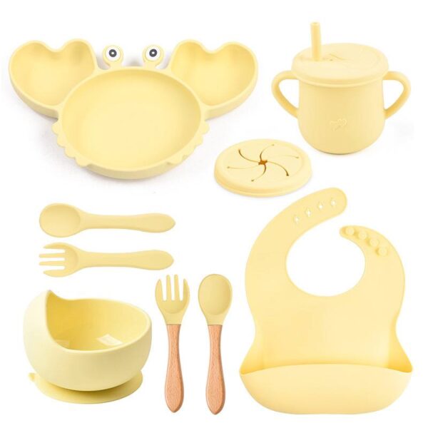 Silicone cutlery for toddler - plain - Image 4
