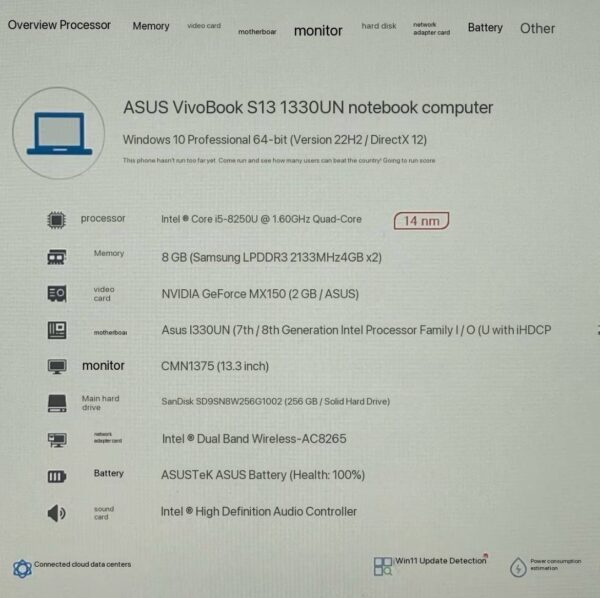 ASUS Vivo notebook computer
