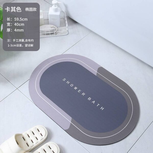 Bathroom rug round - Image 3