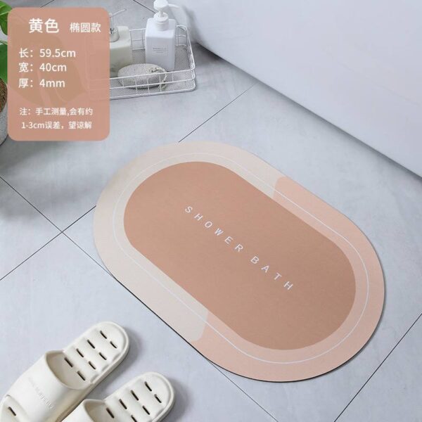 Bathroom rug round - Image 2