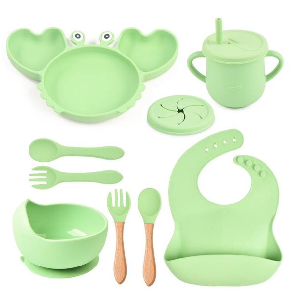 Silicone cutlery for toddler - plain - Image 6