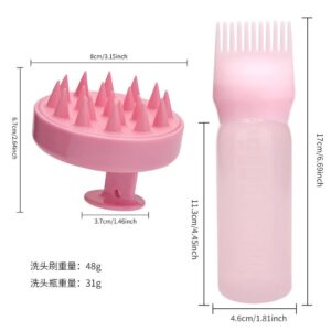 Oil applicator + silicon brush
