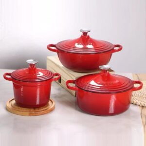 3 in 1 enamel pots
